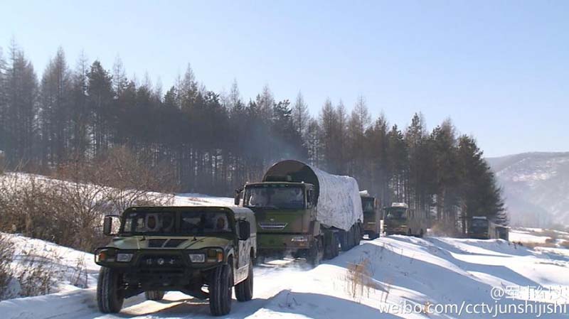 Тренировка запуска ракеты ?Дунфэн-31? в новом году