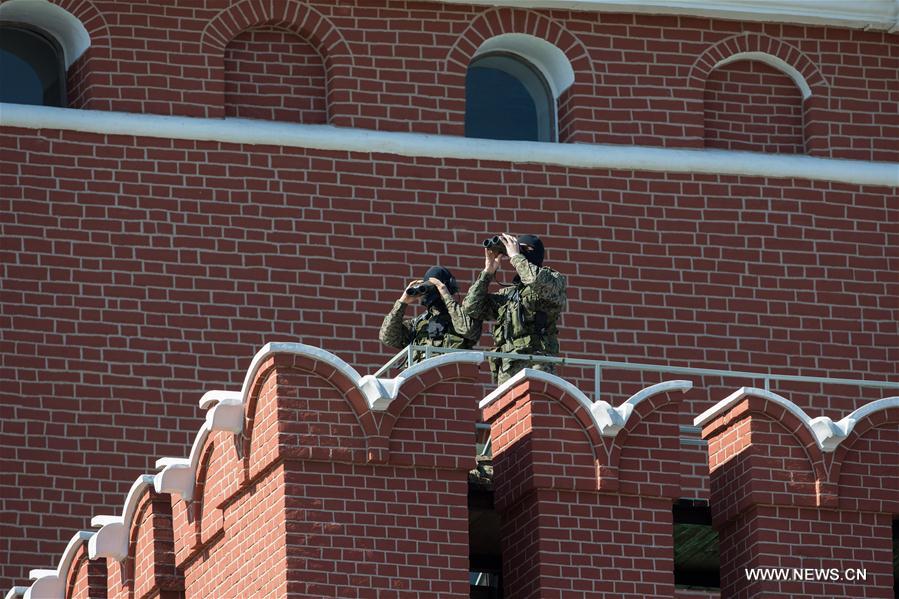 Генеральная репетиция Парада Победы на Красной площади