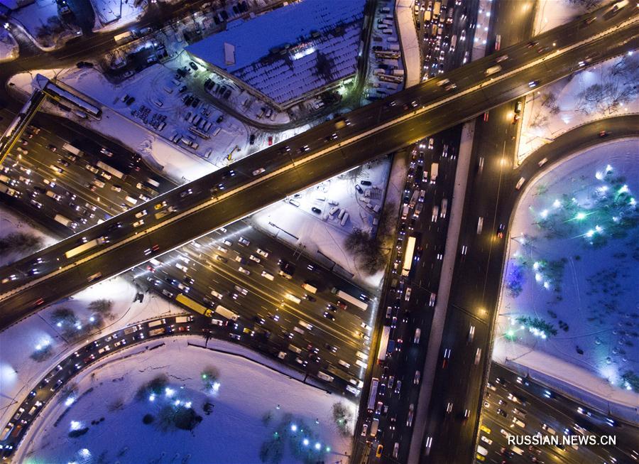 Ночные пейзажи в Москве