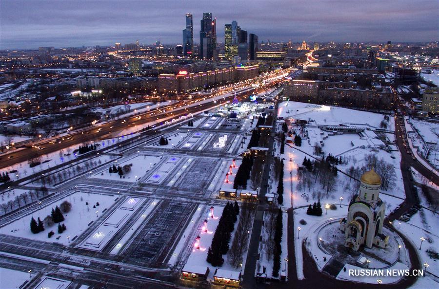 Ночные пейзажи в Москве