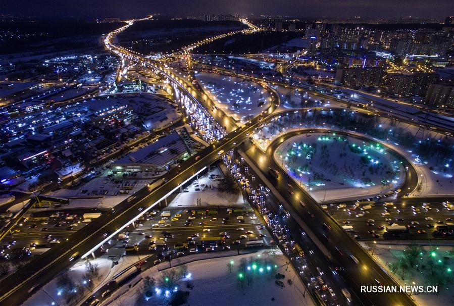 Ночные пейзажи в Москве