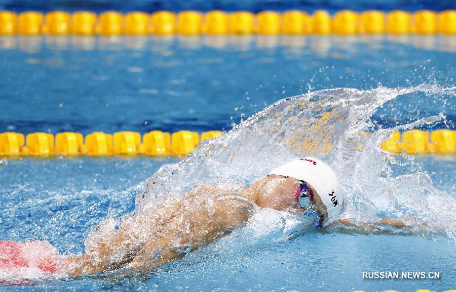 Сунь Ян стал чемпионом мира в плавании на дистанции 400 м вольным стилем