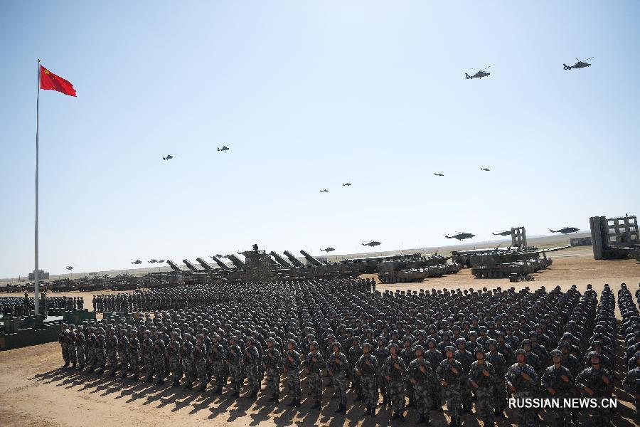 На полигоне Чжужихэ начался военный парад