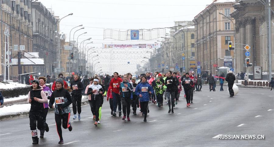 В Минске прошел праздничный забег Beauty Run