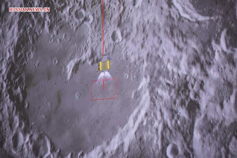 Китайский лунный зонд "Чанъэ-4" совершил успешную посадку на обратной стороне Луны