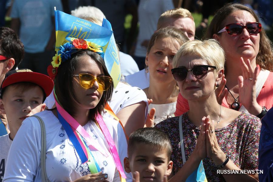 В Киеве прошли праздничные мероприятия по случаю Дня независимости Украины