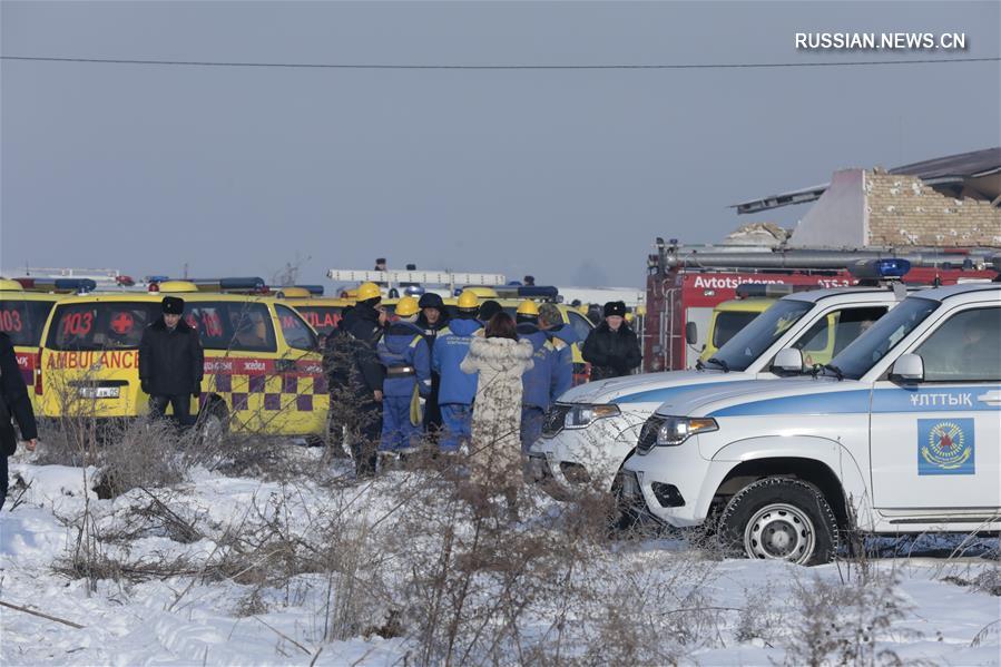 Число жертв авиакатастрофы в Казахстане выросло до 15 человек