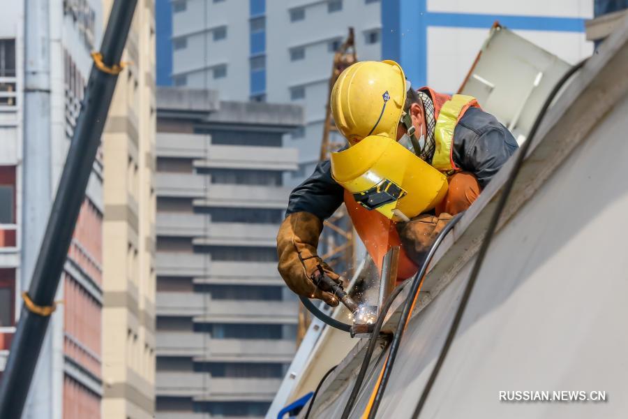 Китай помогает Филиппинам построить мосты через реку Пасиг в Маниле