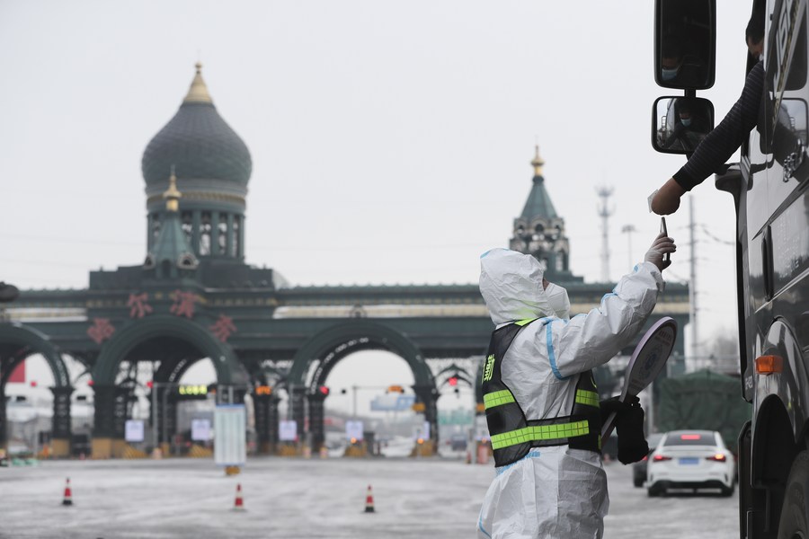 В китайском городе Харбин появилось еще несколько зон со средним уровнем эпидемиологического риска