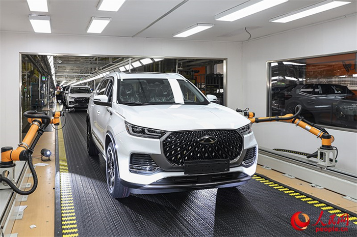 Роботизированный завод компании Chery способствует достижению рекордных продаж в автоиндустрии Китая